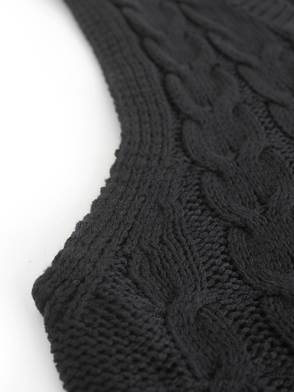Delaney | Women's Cable Knit V-Neck Sweater Vest