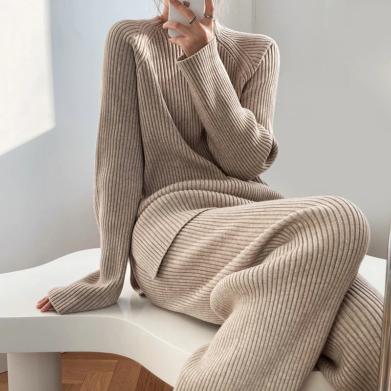 Sienna | Women’s Ribbed Sweater Lounge Set