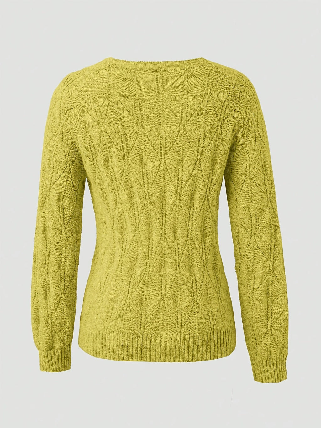 Jolene | Women's Pearl Button Cardigan in Faux Mink Textured Knit