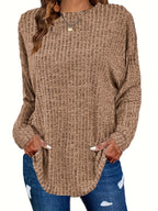 Genesis | Women's Waffle Knit Tunic Sweater