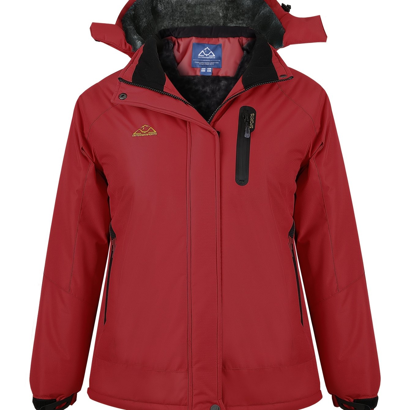 Wren | Women's Insulated Waterproof Ski Jacket with Fur-Lined Hood