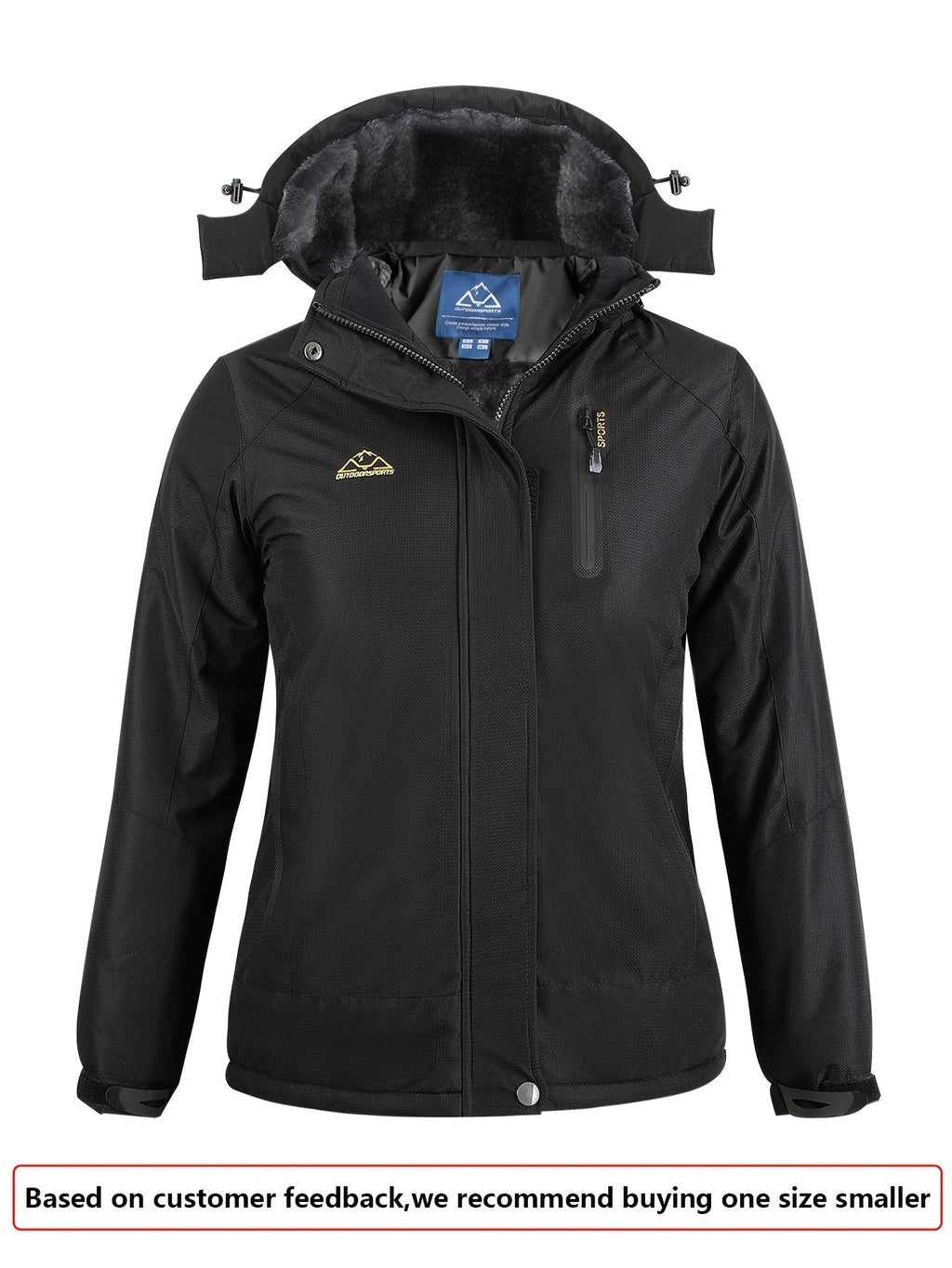 Wren | Women's Insulated Waterproof Ski Jacket with Fur-Lined Hood
