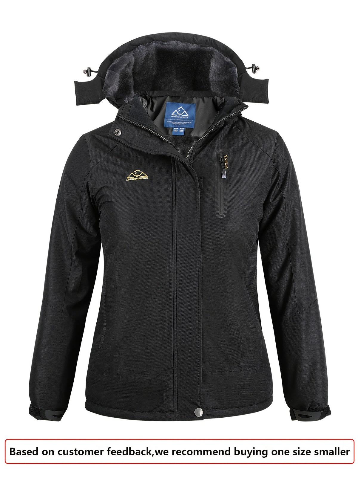 Wren | Women's Insulated Waterproof Ski Jacket with Fur-Lined Hood