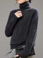 Odessa | Women's Pure Cashmere Wool Turtleneck Sweater