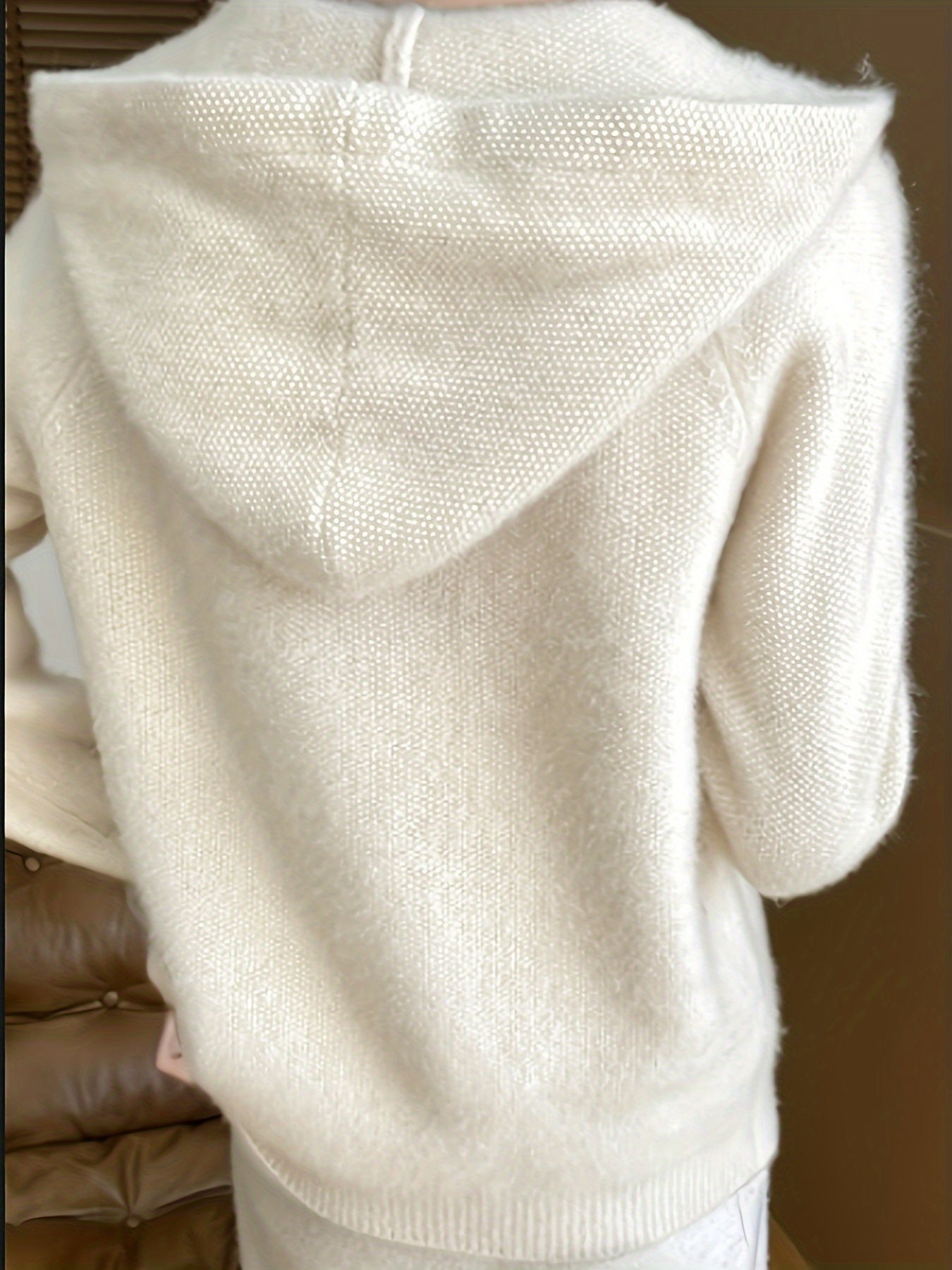 Freya | Women's Zip-Up Hooded Knit Cardigan