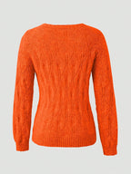 Jolene | Women's Pearl Button Cardigan in Faux Mink Textured Knit