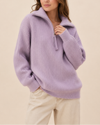 Ottilie | Women's Polo Quarter Zip Sweater