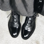 Rowena | Women's Mid Calf Lace Up Leather Combat Boots