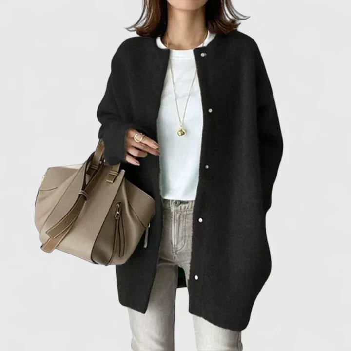 Odalys | Women's Wool Longline Oversized Duster Cardigan