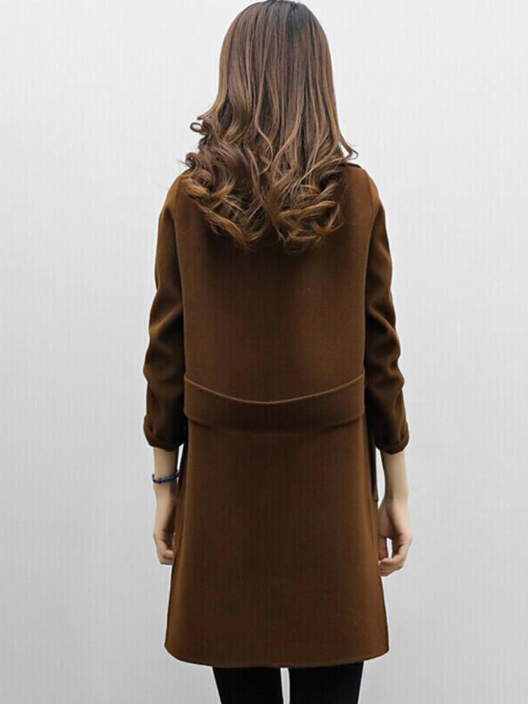 Guinevere | Women's Double-Breasted Longline Coat