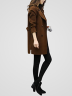 Guinevere | Women's Double-Breasted Longline Coat
