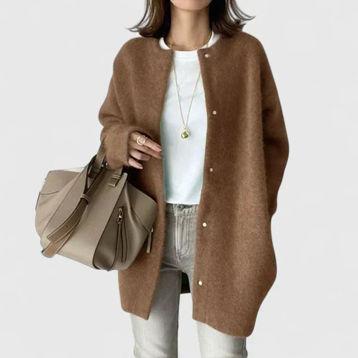 Odalys | Women's Wool Longline Oversized Duster Cardigan
