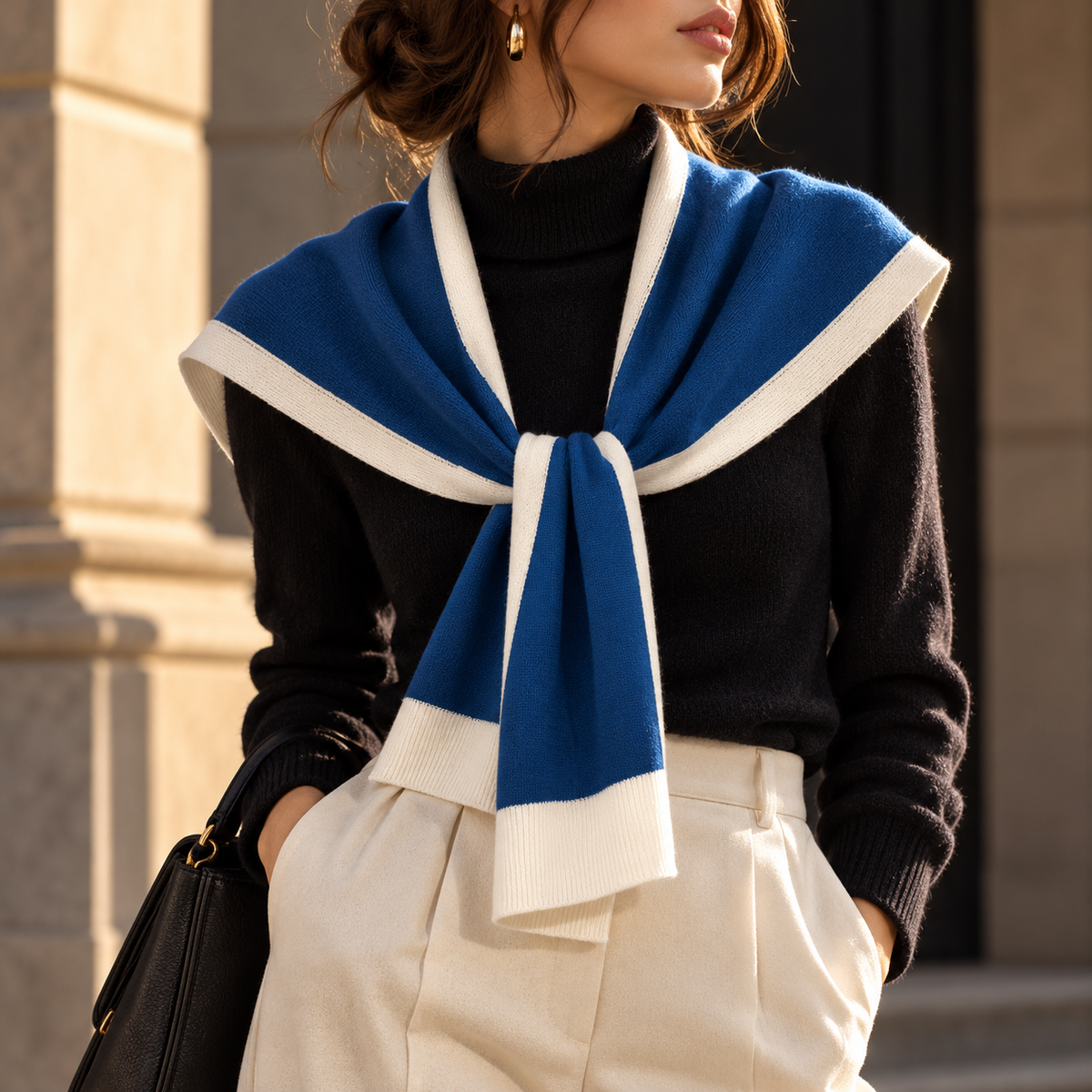 Savannah | Women’s Knit Tie Front Shawl