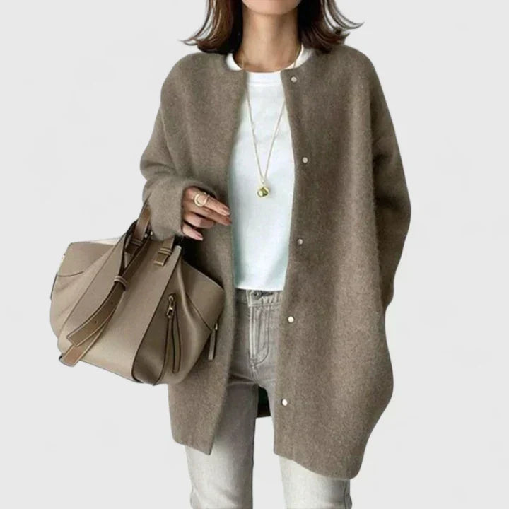 Odalys | Women's Wool Longline Oversized Duster Cardigan