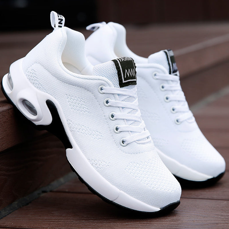 Flyknit Graphic Tab Air Sole Lace Up Chunky Platform Sneaker