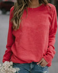 Calliope | Women's Relaxed Raglan Sleeve Crewneck Sweatshirt
