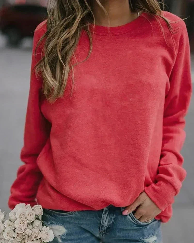 Calliope | Women's Relaxed Raglan Sleeve Crewneck Sweatshirt