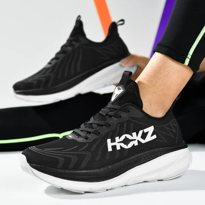 Graphic Print Mesh Lace Up Cushioned Sole Athletic Sneaker