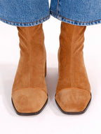 Beatrice | Women's Ankle Boots Featuring a Block Heel in Suede