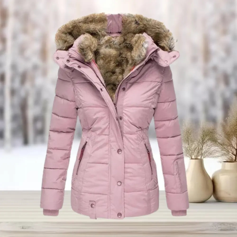 Winifred | Women's Hooded Down Puffer Jacket with Fitted Waist