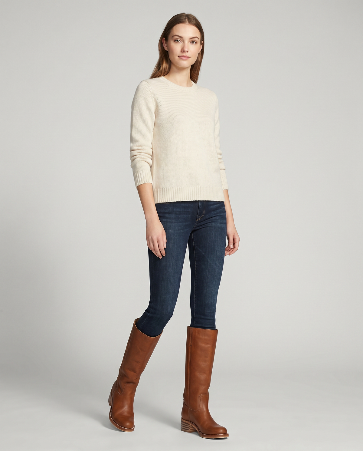 Cordelia | Women's Square Toe Riding Boots in Knee High Cut