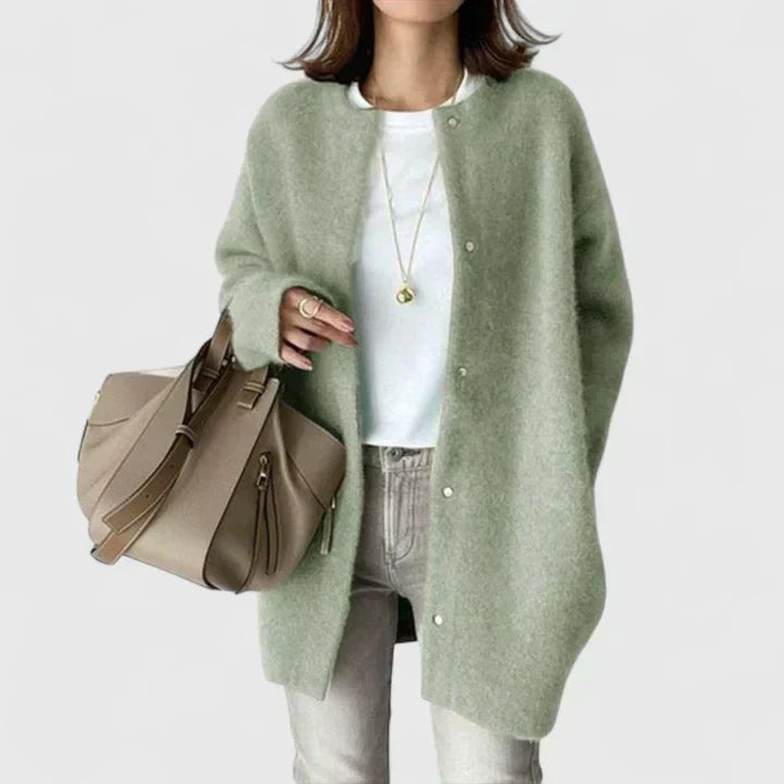 Odalys | Women's Wool Longline Oversized Duster Cardigan