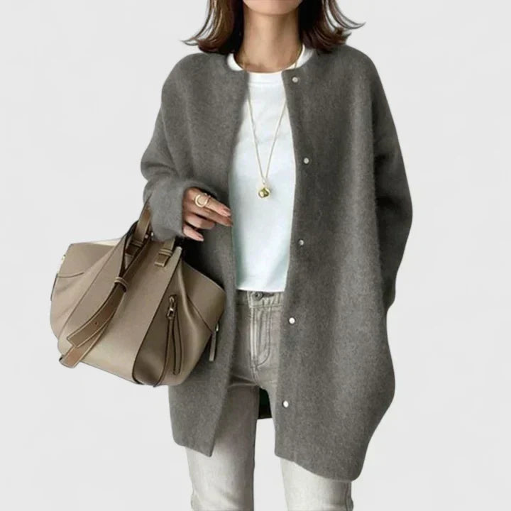 Odalys | Women's Wool Longline Oversized Duster Cardigan
