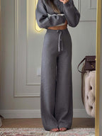 Kendall | Women’s Polo Sweater and Pants Set