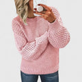 Poppy | Women's Textured Puff Sleeve Knit Sweater