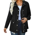 Odessa | Women's Snap-Button Zip-Front Cotton Field Jacket