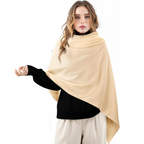 Lucy | Women’s Block Check Scarf with Fringe