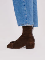Beatrice | Women's Ankle Boots Featuring a Block Heel in Suede