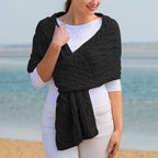 Blair | Women’s Cable Knit Shawl Wrap Scarf