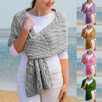 Blair | Women’s Cable Knit Shawl Wrap Scarf