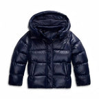 Beatrix | Women's Cropped Puffer Jacket with Hood and High Neck