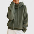 Georgia | Women's Drawstring Cowl Neck Pullover Sweater