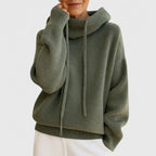 Georgia | Women's Drawstring Cowl Neck Pullover Sweater