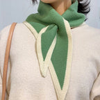 Phoebe | Women’s Knit Triangle Scarf