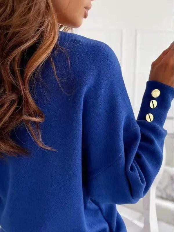Cordelia | Women’s Deep V Neck Oversized Sweater