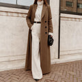Isadora | Women’s Long Double Breasted Maxi Coat