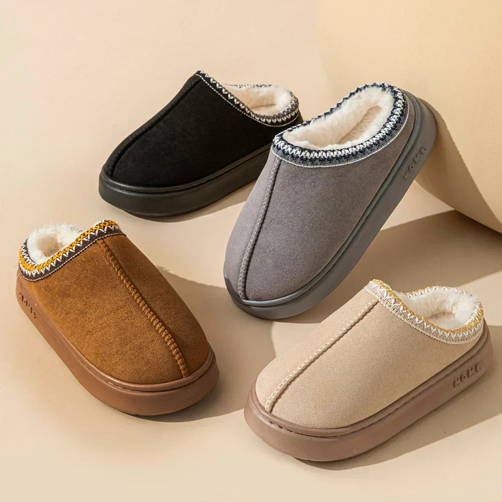 Daisy | Women’s Fuzzy Platform Slippers