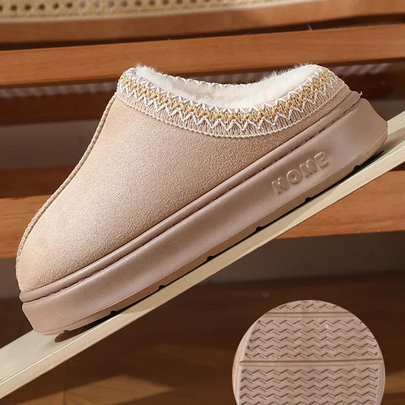 Daisy | Women’s Fuzzy Platform Slippers