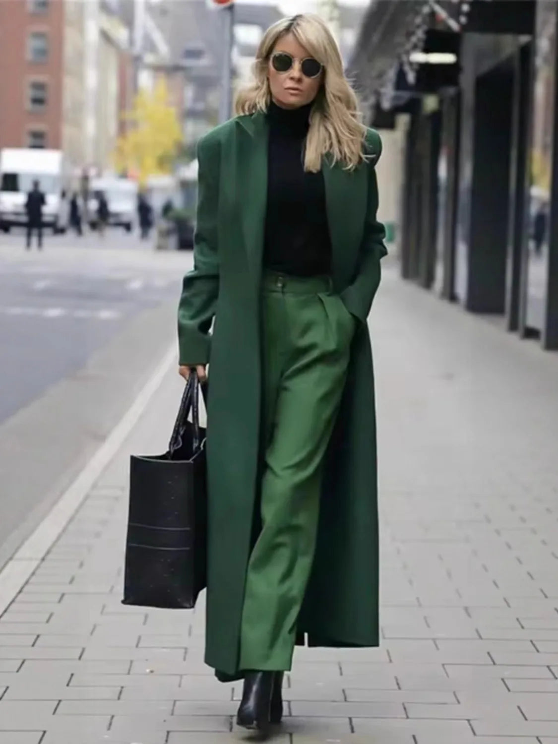 Isadora | Women’s Long Double Breasted Maxi Coat