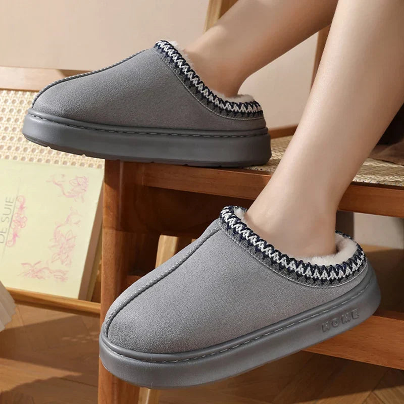 Daisy | Women’s Fuzzy Platform Slippers
