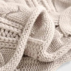 Odalys | Women's Openwork Cable Knit Turtleneck Sweater