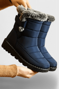 Maren | Women's Quilted Ankle Snow Boots with Plush Collar
