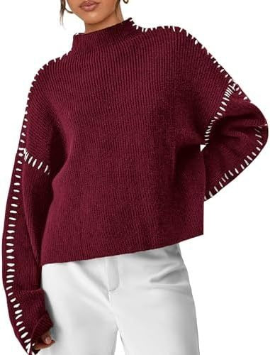 Isadora | Women's Cropped Mock Neck Ribbed Sweater