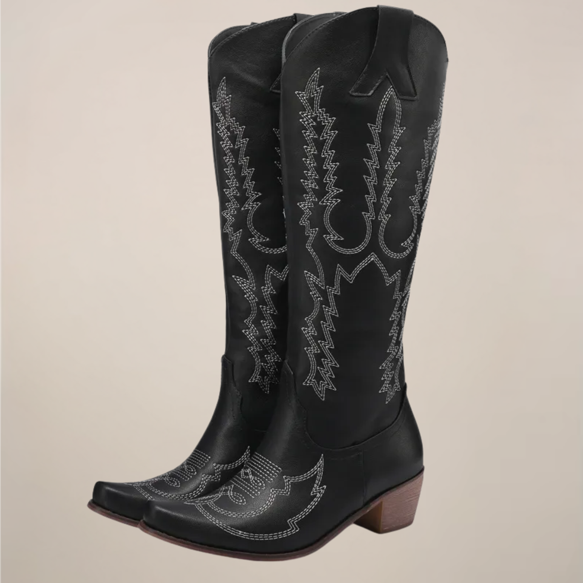 Josie | Women's Embroidered Cowboy Boots in Knee High Cut