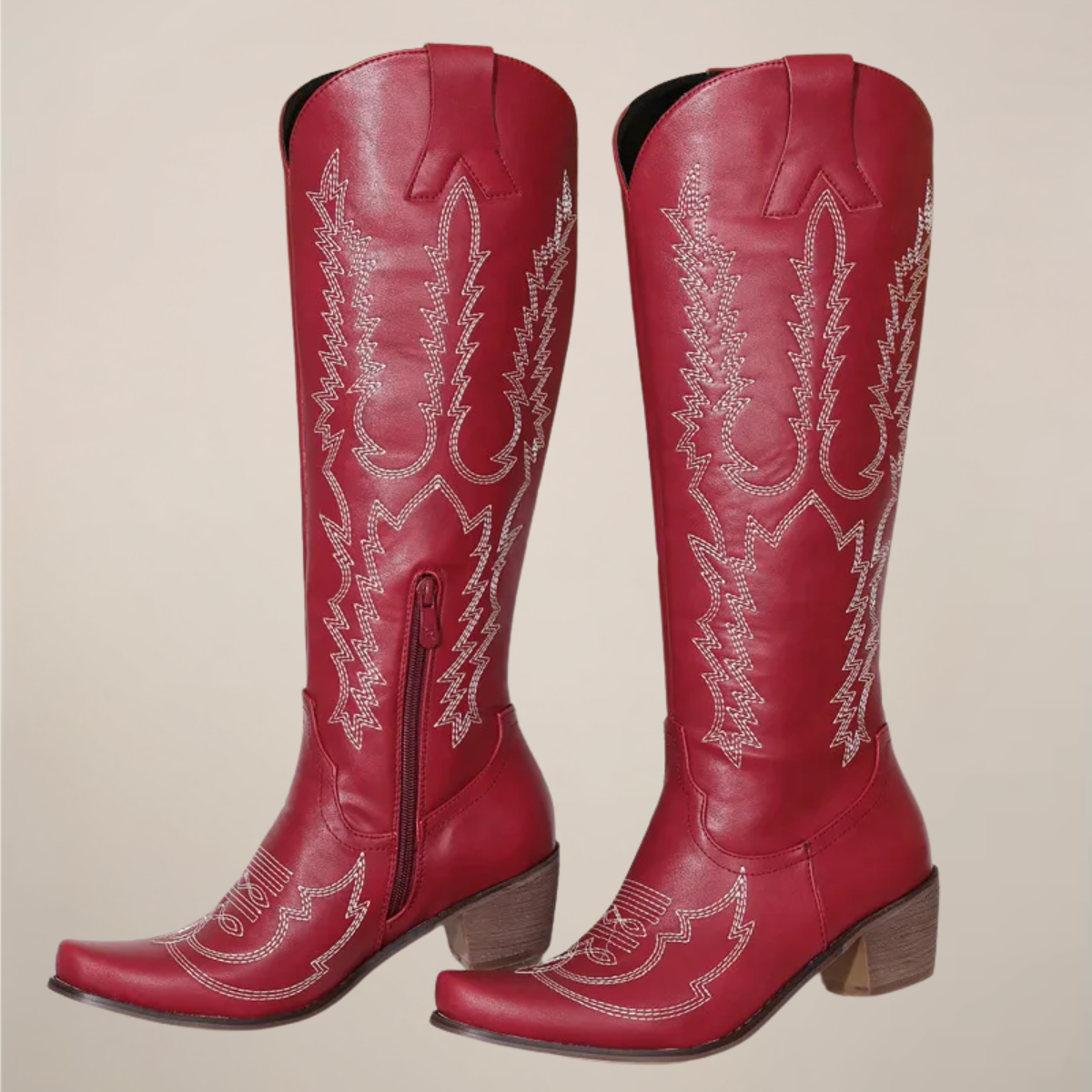 Josie | Women's Embroidered Cowboy Boots in Knee High Cut