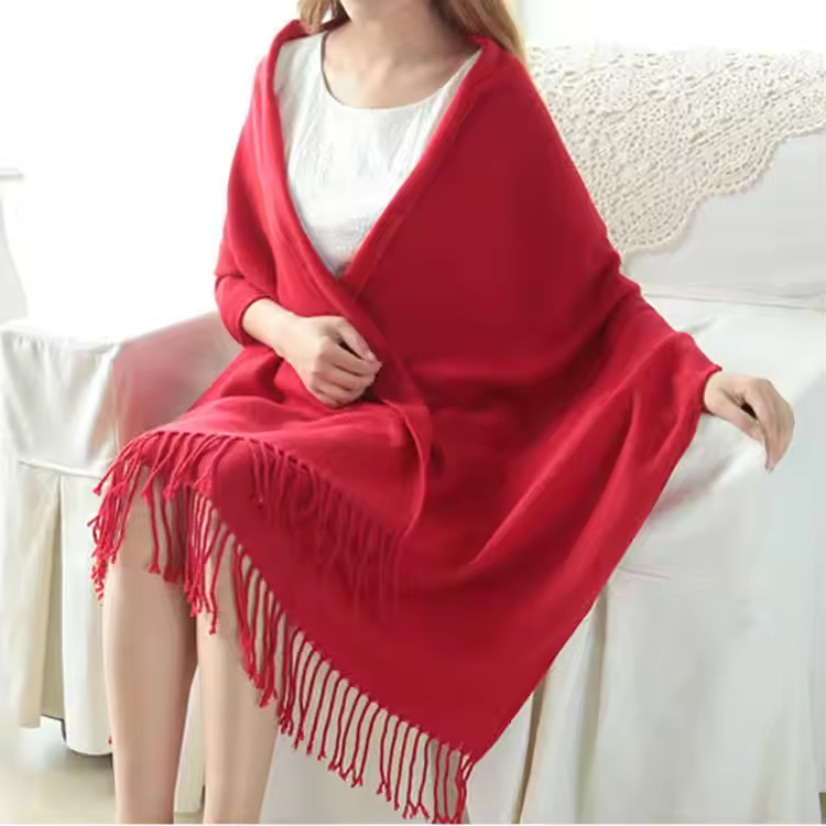 Gabriella | Women’s Multi Check Tassel Scarf